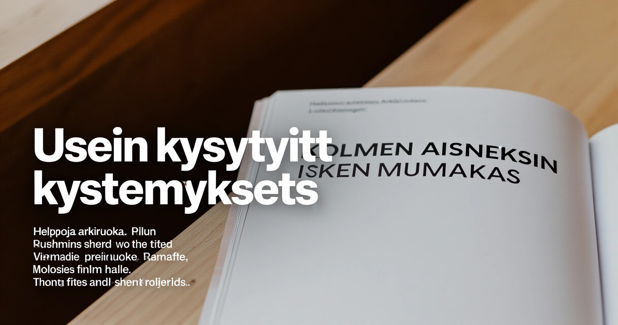 Usein kysytyt kysymykset