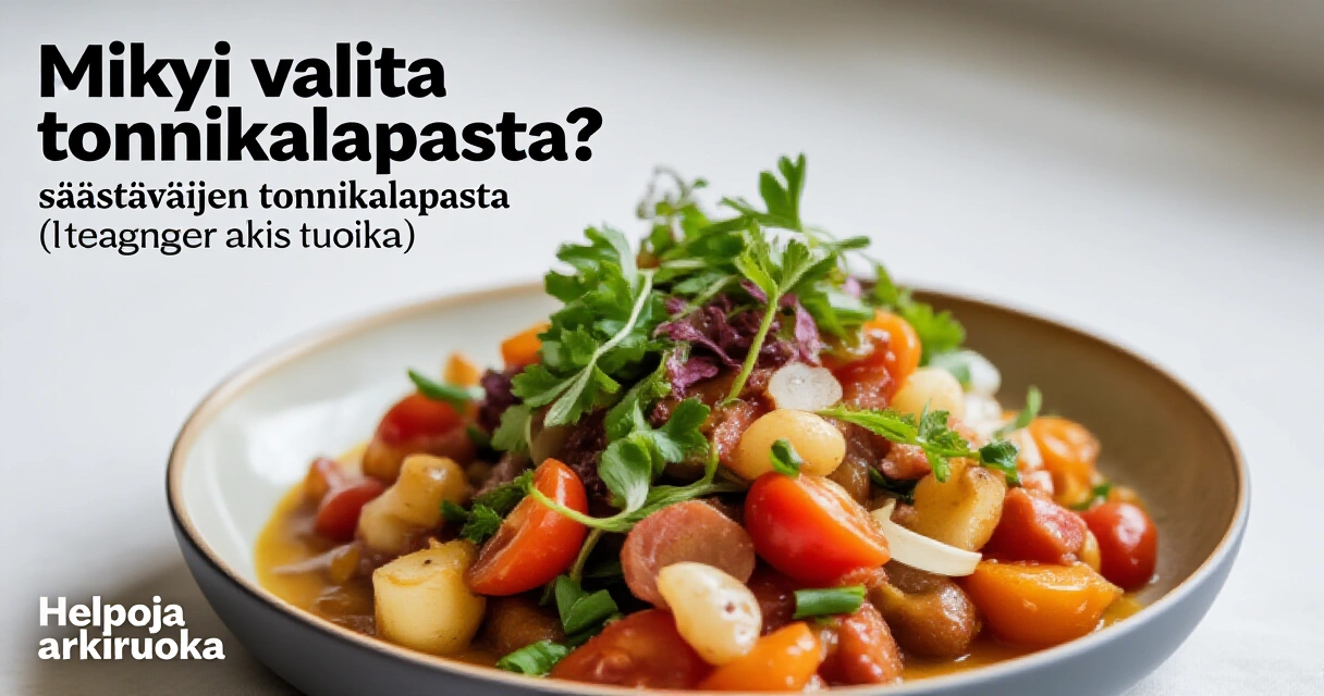 Miksi valita tonnikalapasta?