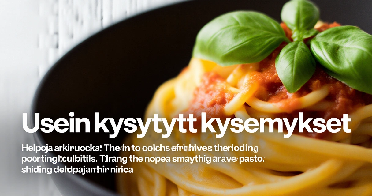 Usein kysytyt kysymykset
